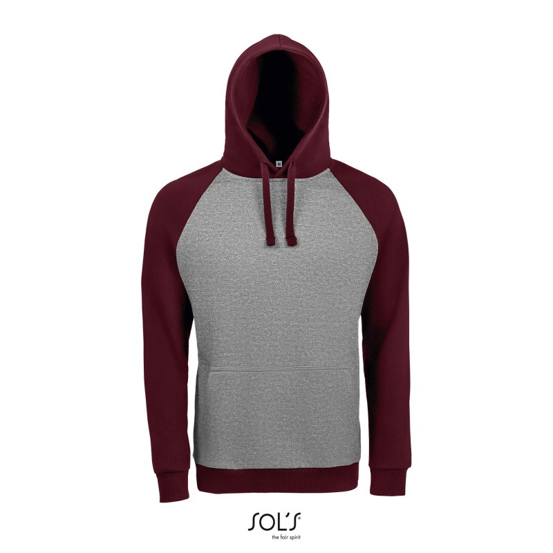 grigio melange-bordeaux